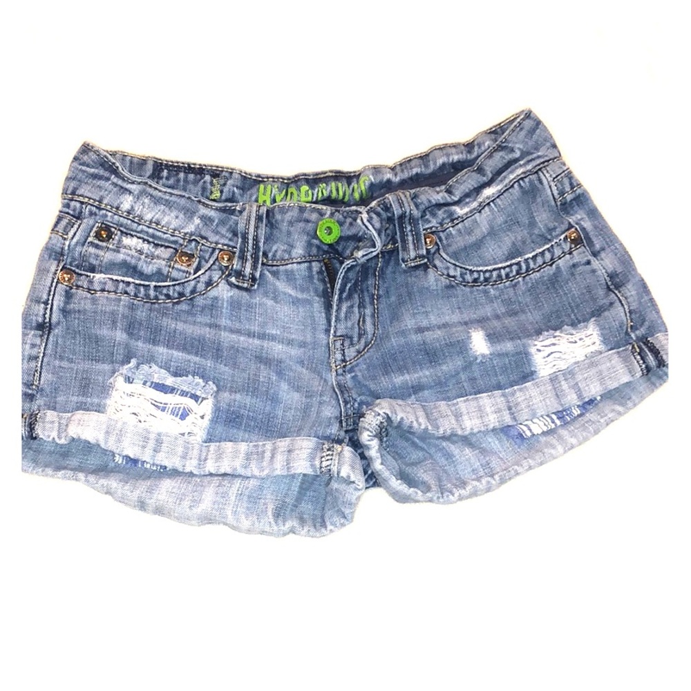Denim shorts